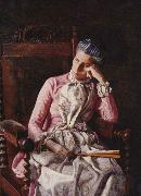 Thomas Eakins Miss Amelia Van Buren oil painting